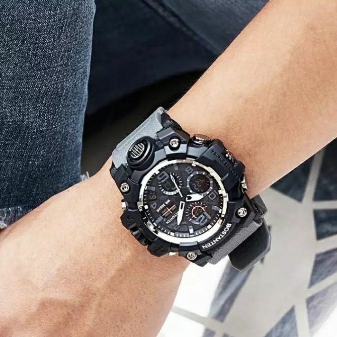 Jam Tangan Pria Digital Tahan Air BOSTANTEN original
