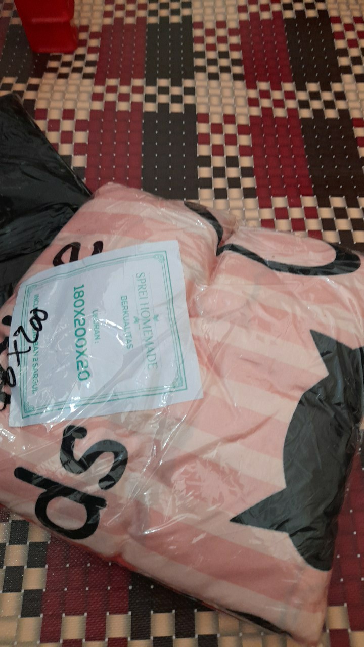 Sprei Homemade Berkualitas 2 Sarban 2 Sargul Katun