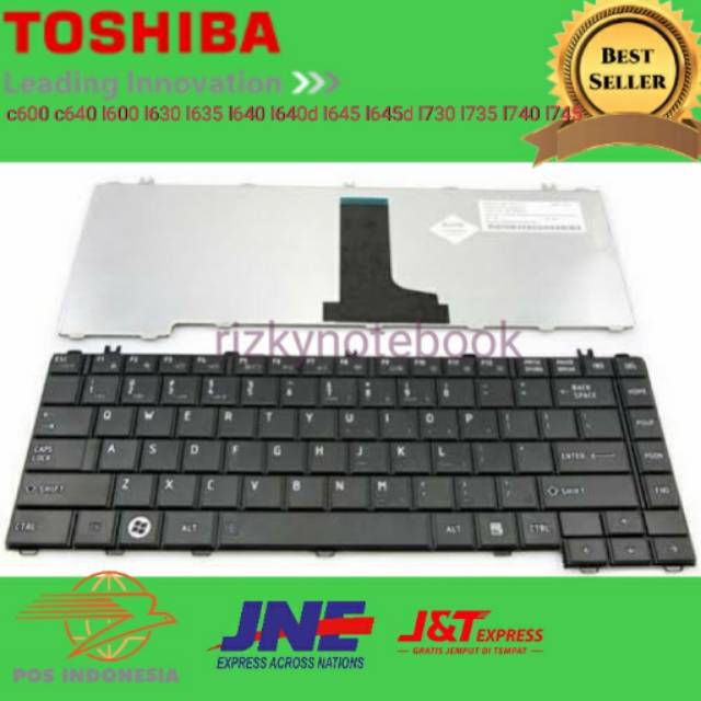 Keyboard Laptop Toshiba Satellite c600 c640 l600 l630 l635 l640 l640d l645 l645d l730 l735 l740 l745