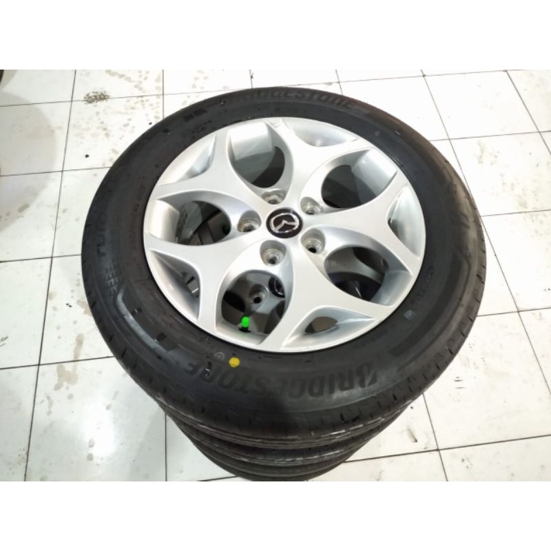 Velg Second Mobil COPOTAN MAZDA BIANTE Ring16 Ban BRIDGESTONE 205 60 R16 INNOVA HRV TERIOS VITARA