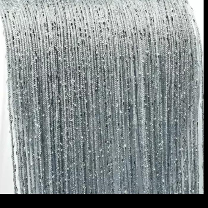 Tirai Benang Silver Glitter 3X3