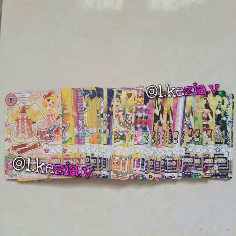 Kartu Aikatsu seri 1-5 murah isi 20 pcs random premium/brand/normal/accessory