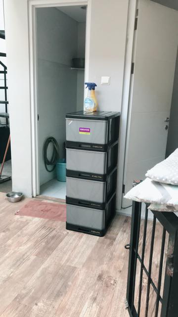 Laci Plastik Murah / Laci Serbaguna / Laci Container Merk Executive Susun 4