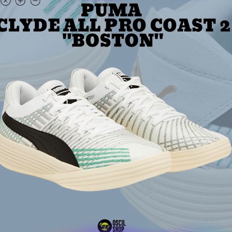 puma clyde all pro coast 2 boston colourway - 42