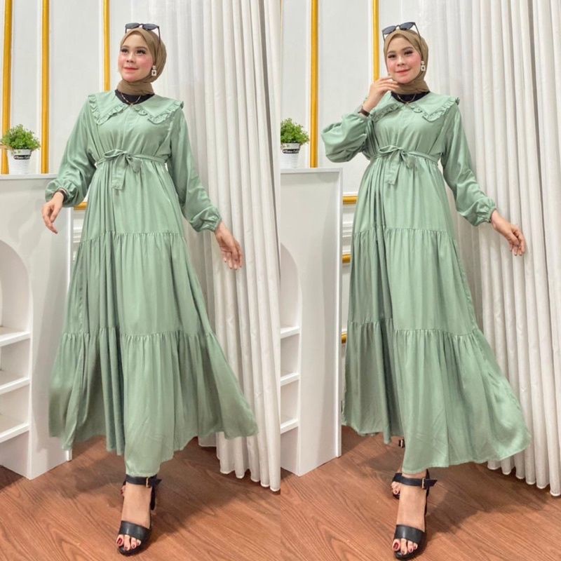 GAMIS NOORA JUMBO/dress wanita fashion muslim/dress wanita /gamis baru