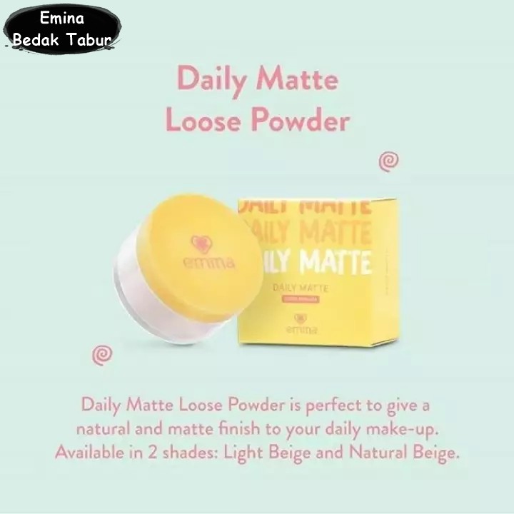 EMINA PORE RANGER,DAILY MATTE LOOSE POWDER,CC CREAM,BB CREAM, BPOM