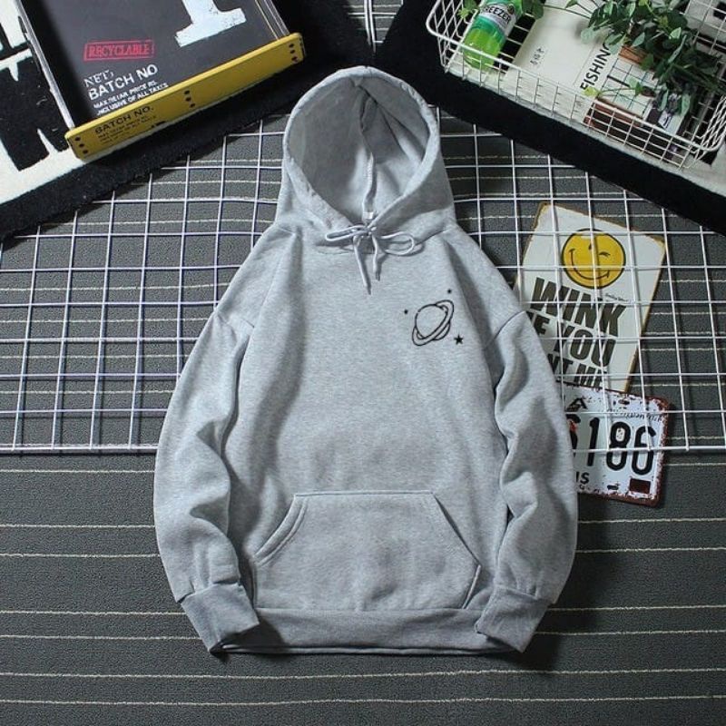 Lyfashionstore Sweater Hoodie Wanita Mars Sweater Planet-3