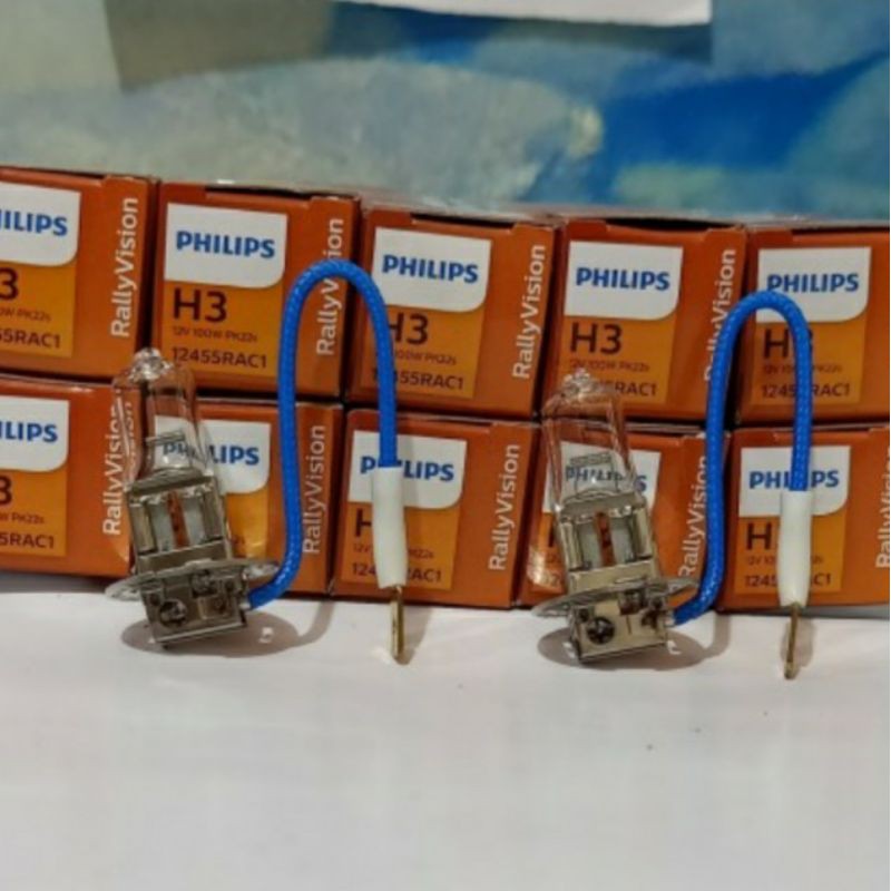 Bohlam Lampu Philips H3 12V 100W