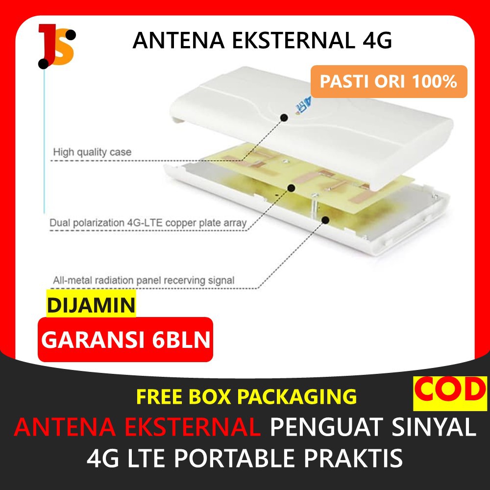 ANTENA PENGUAT SINYAL WIFI 4G PENGUAT SINYAL INTERNET EKSTERNAL PANJANG 5 METER SIGNAL BOOSTER JS130