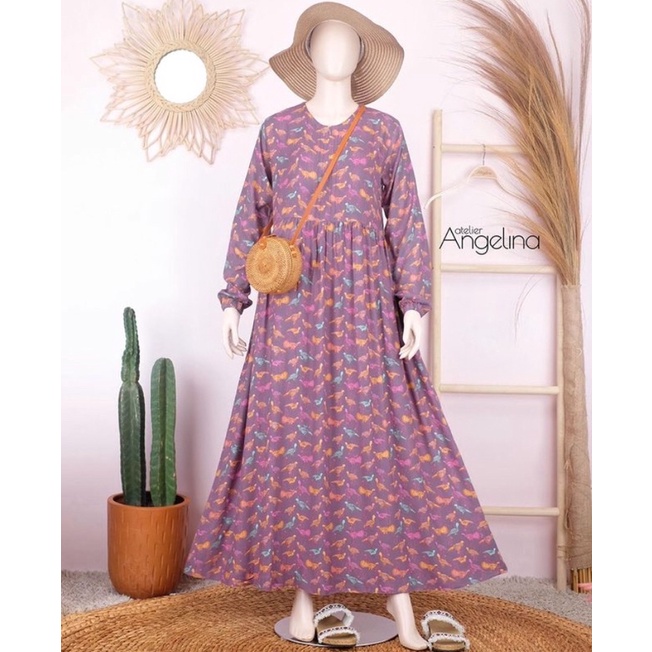 Sarah Dress Peacock Atelier Angelina XS Prelove