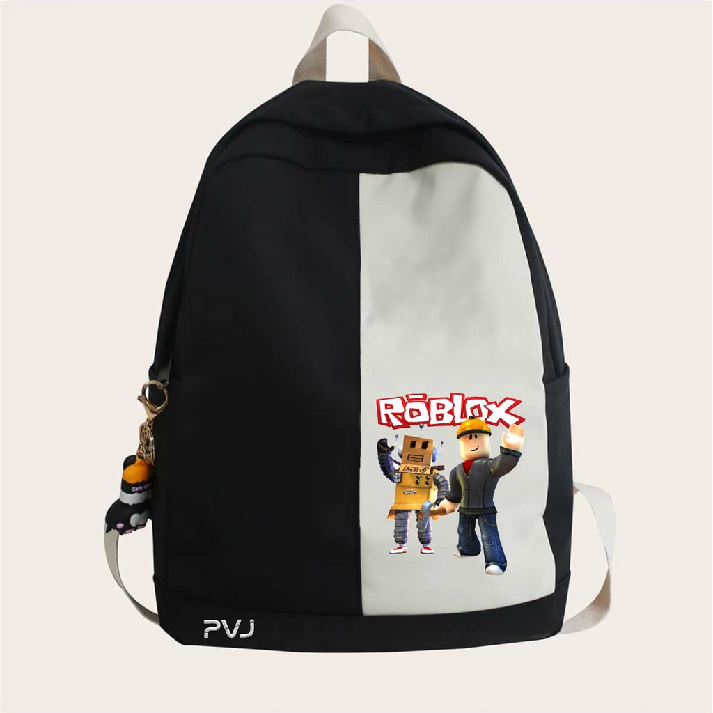PVJ Tas Anak Sekolah SD Ransel Karakter game Roblox Laki Laki dan Perempuan