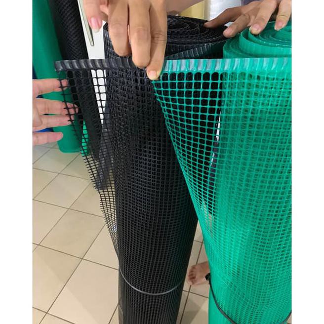 Alas Kaki Anak Burung/ Alas Kandang Burung/ Kawat Jaring Plastik - Hitam