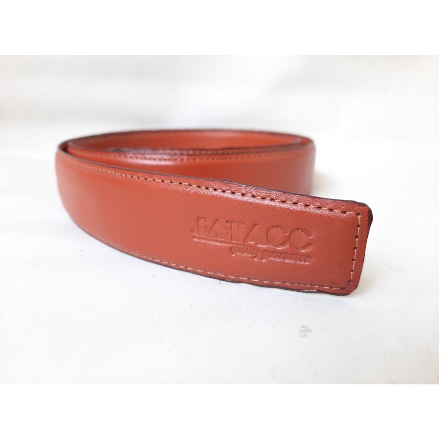 Tali Pinggang Kulit Asli Premium JATACC | Tali Sabuk Kulit Pria (BDN KULIT PORI)