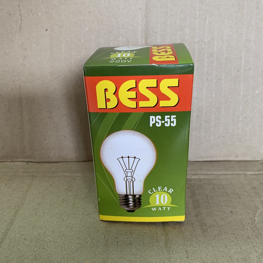 Lampu Pijar BESS 10 Watt 10W Lampu Bohlam Penghangat Penetas Telur Inkubator