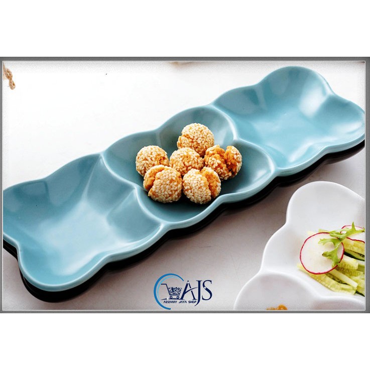 Piring Keramik Unik 3 SEKAT piring sambal buah saos selai