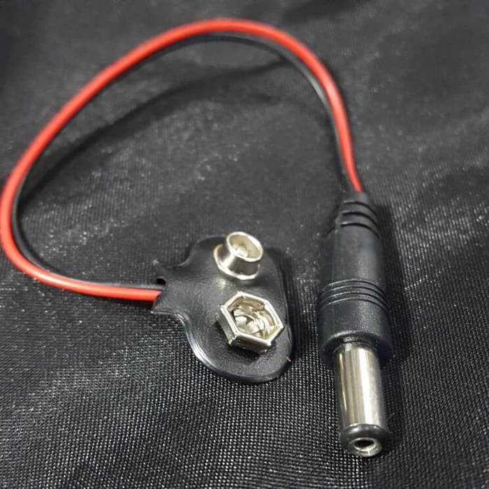Jack DC arduino for Battery 9V DC in arduino baterai kotak