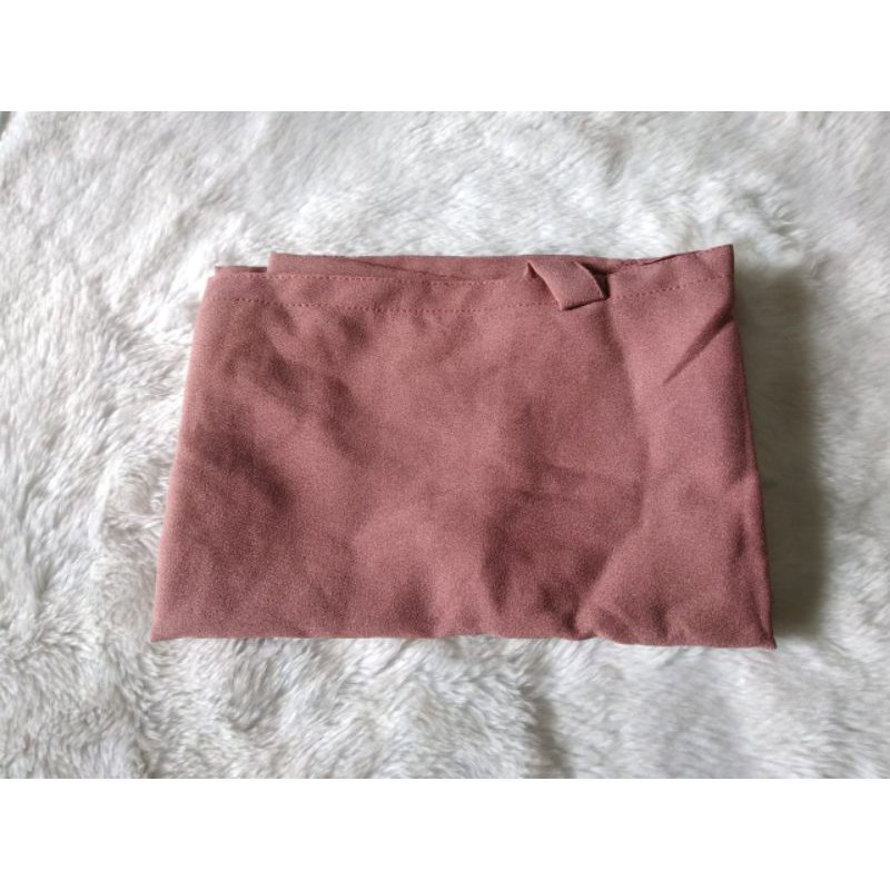 Bisa COD bergo maryam size L tepi jahit diamond ukuran besar-Hazel