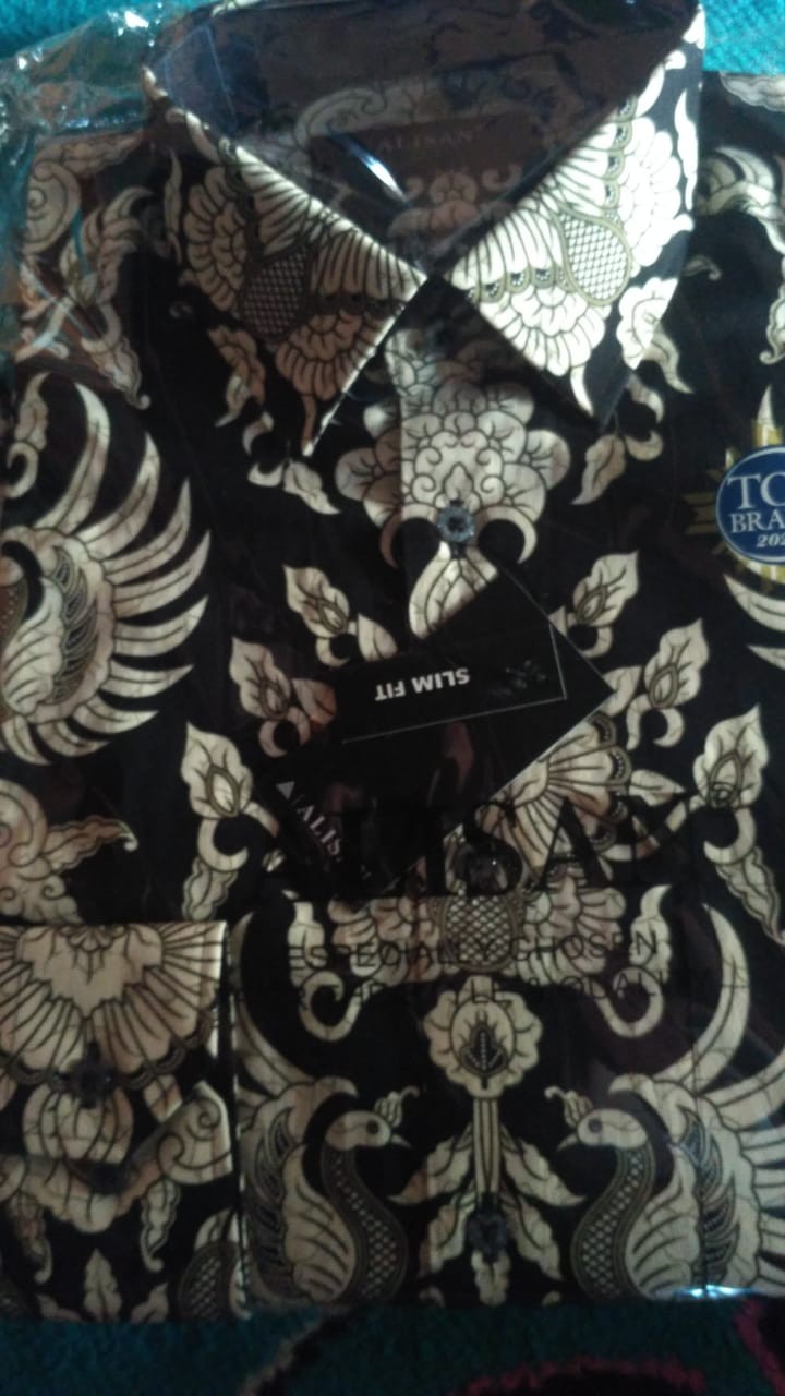 Alisan Kemeja Batik Printing Slimfit Panjang