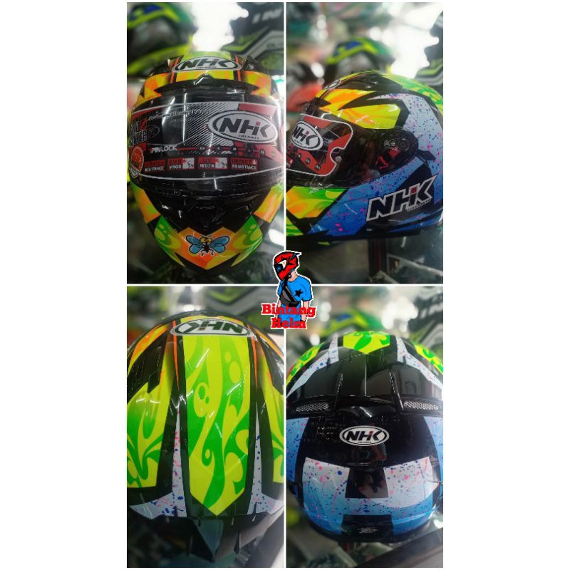 HELM NHK RX9 KAREL ABRAHAM Winter Black Blue