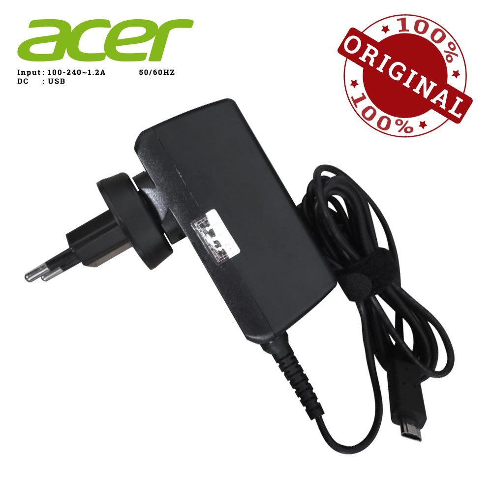 Acer Adaptor Charger Laptop 12V-1.5A DC USB Iconia Tab A510 A511 A700