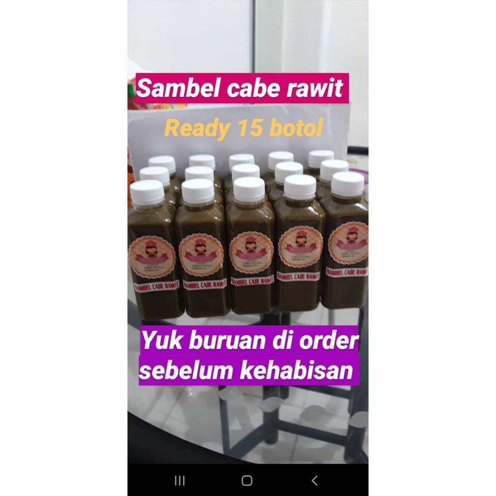 

CABE RAWIT COCOL MURAH ENAK PEDAS MANTAP BOTOL 100% HOMEMADE