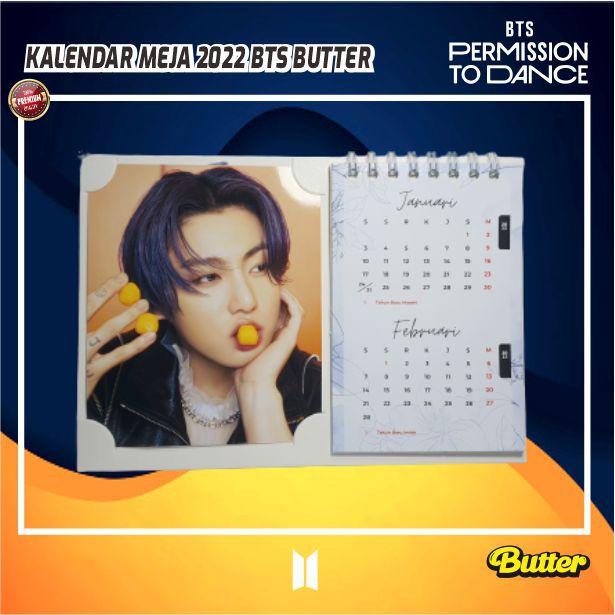 KALENDAR MEJA /DUDUK 2023 BTS BUTTER