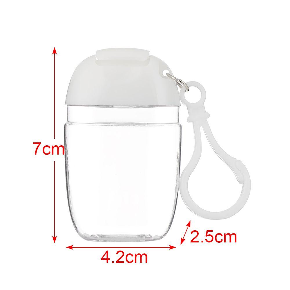 TOP 5/10pcs 30ml Botol Plastik Kosong Kait Aksesoris Clamshell Dispenser Sabun