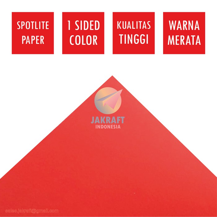 

Kertas Karton Asturo Merah Red (60 x 40 cm) Scotlite