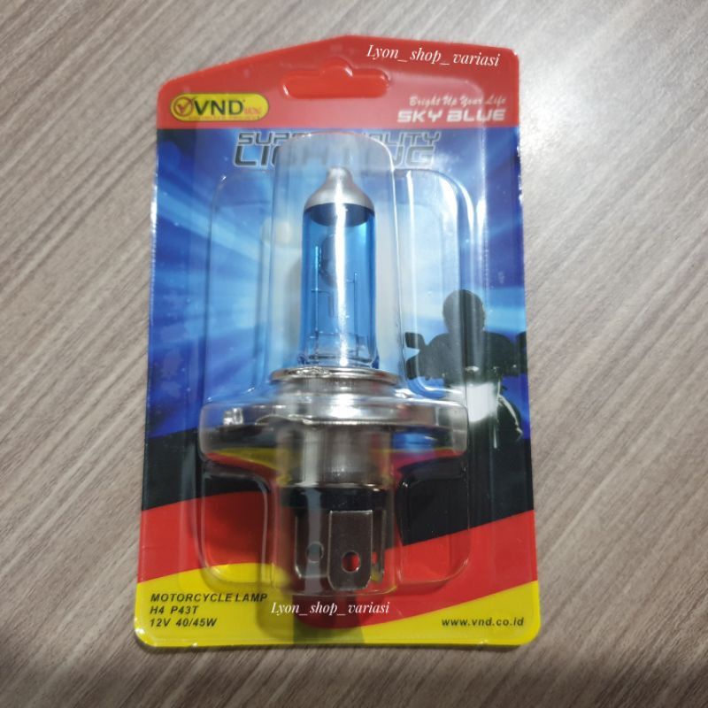 Lampu Bohlam Depan H4 Vixion Old Vixion New Scoopy Halogen 12V 40/45W