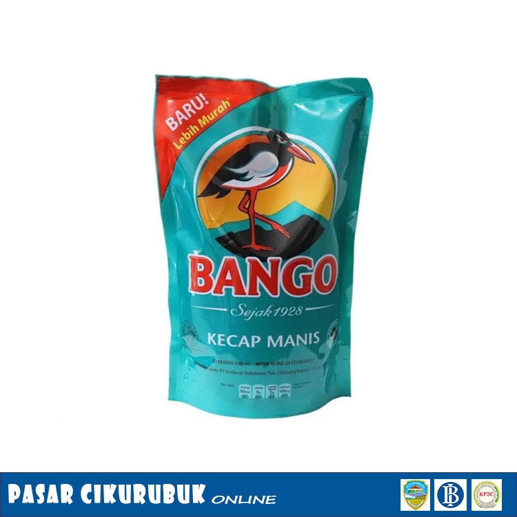 

Kecap Manis Cap Bango Kemasan 550 Ml