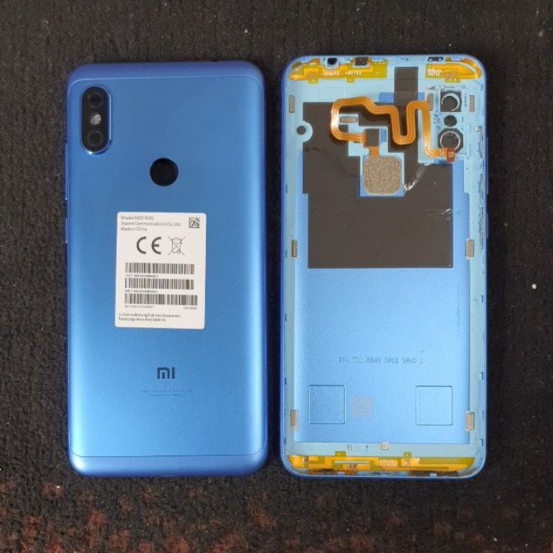 BACKDOOR BACK COVER TUTUP FINGERPRINT XIAOMI REDMI NOTE 6 PRO ORIGINAL COPOTAN