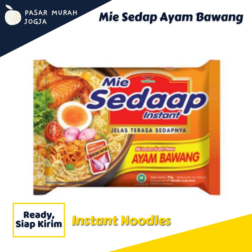 

Mie Sedap Rasa Ayam Bawang Mie Instan Pasar Murah Jogja