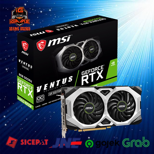 MSI Geforce RTX 2060 SUPER VENTUS GP OC 8GB GDDR6 NAMPOL GAN