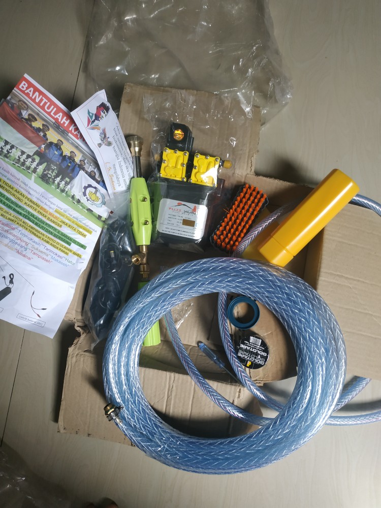 Mesin Besar 500psi Adaptor 16a ⚡& Kualitas Dijamin Steam Alat Cuci Motor Water Jet Cleaner Ac Dc