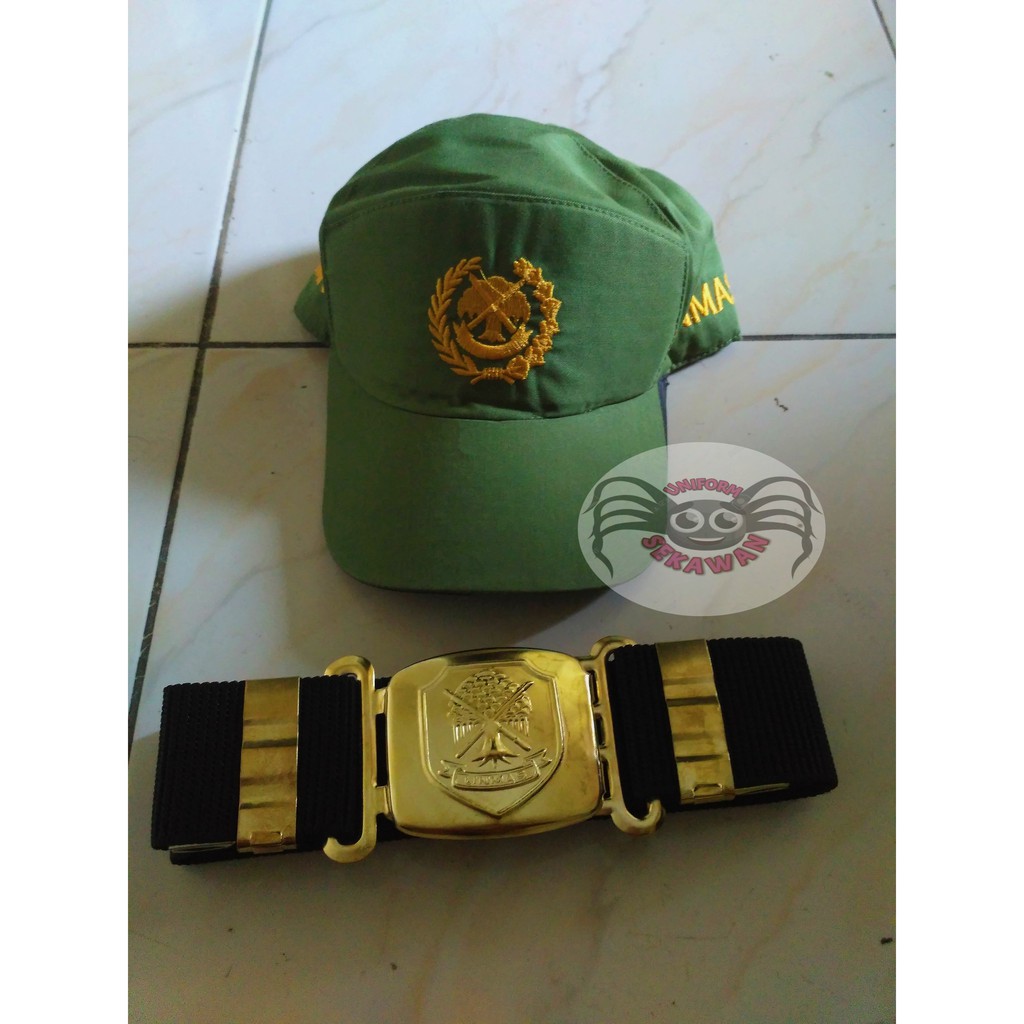 Paket Topi Plus Kopel Linmas Hansip