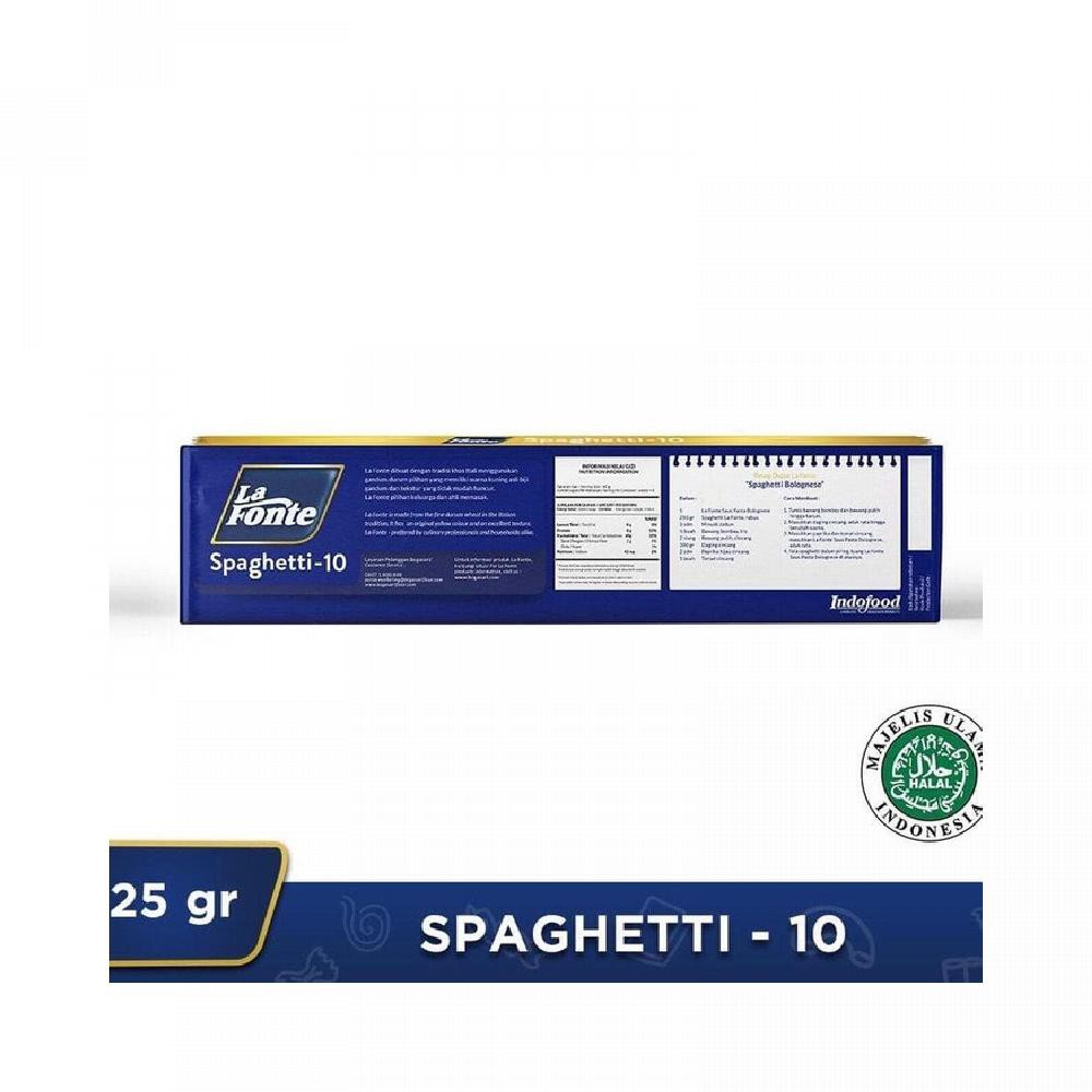 

LA FONTE SPAGHETTI UKURAN 225GR