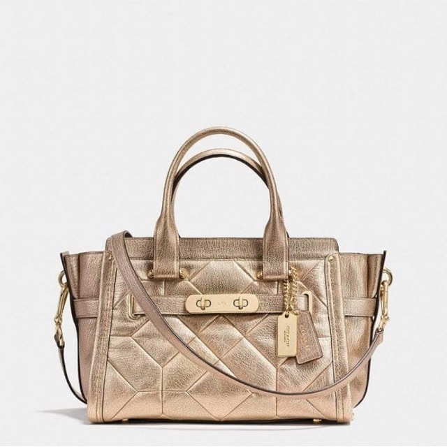 Coach swagger patchwork 27"