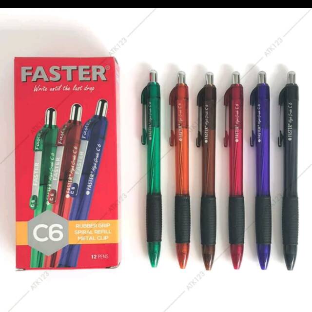 

Pulpen faster C 6 per pak