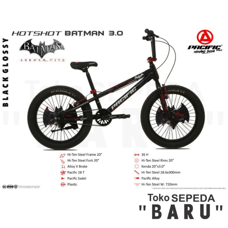 murah!!!sepeda bmx anak 20 inch pacific/winner/morison/atlantis/dll-Pcf non rotor
