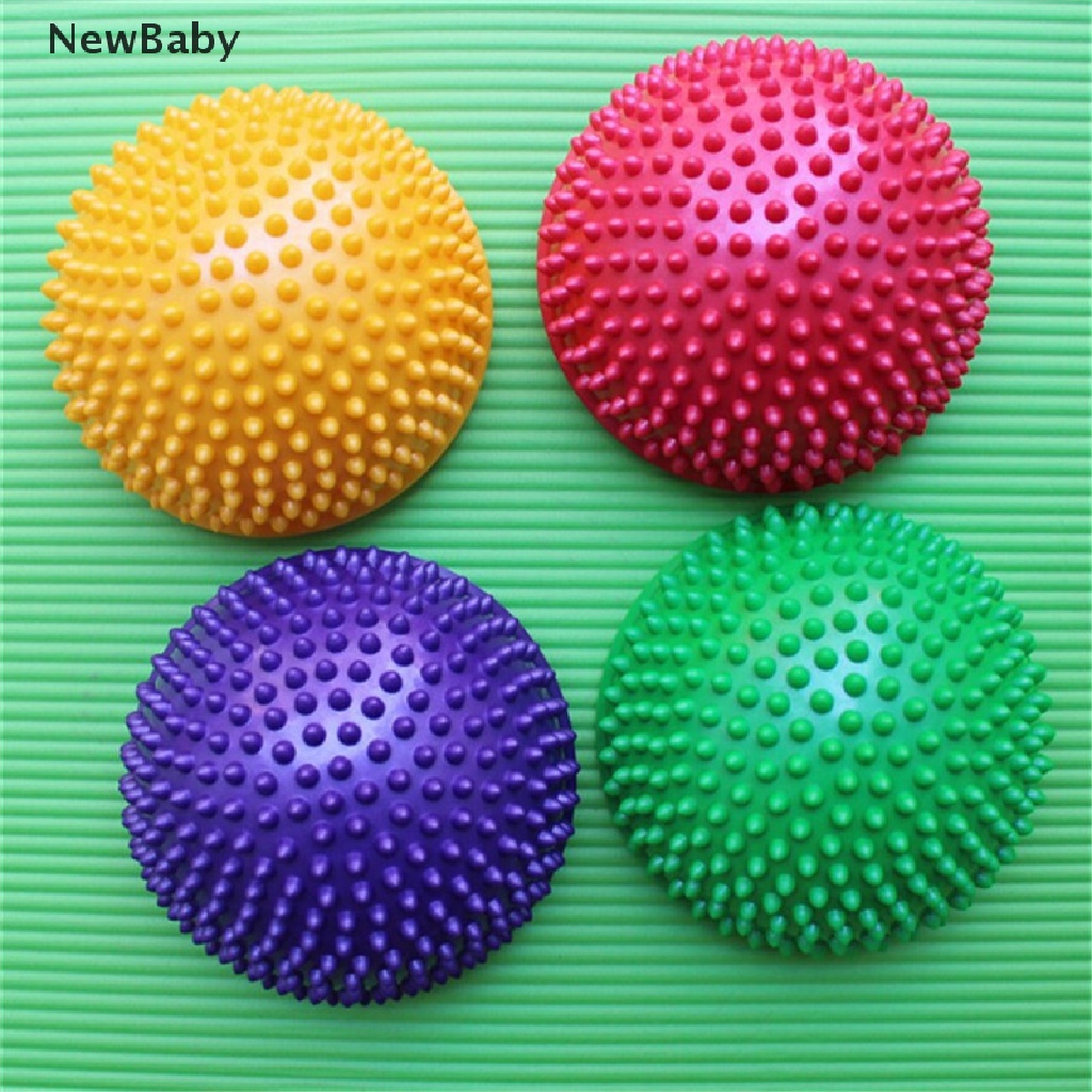 2pcs Mainan Bola Batu Keseimbangan Bentuk Setengah Lingkaran Untuk Melatih Sensorik Anak