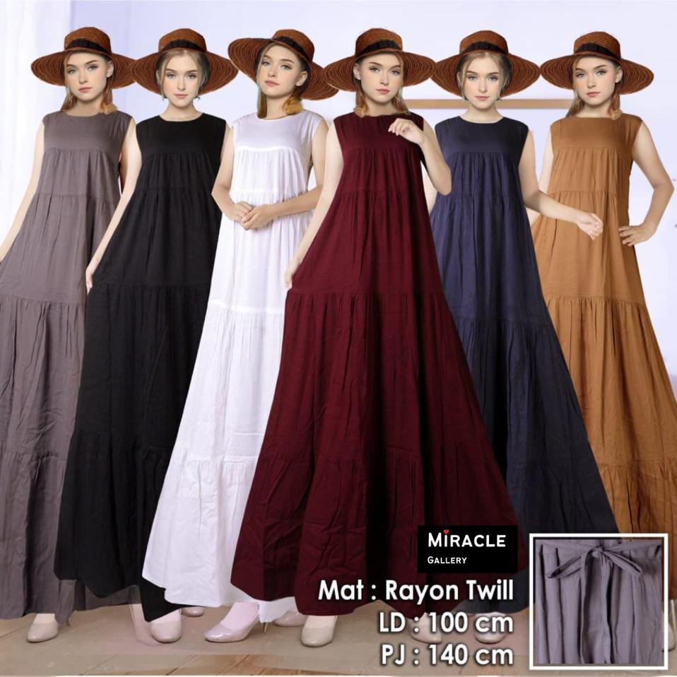 INER GAMIS SIANTAR / GAMIS RAYON TWILL PREMIUM / DRESS GAMIS SIANTAR