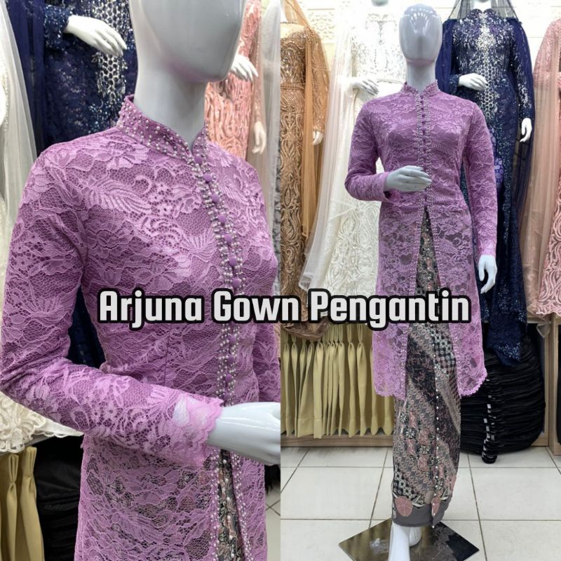 Set kebaya ibu besan modell tunik || kebaya ibu besan brukat || kebaya ibu besan modern