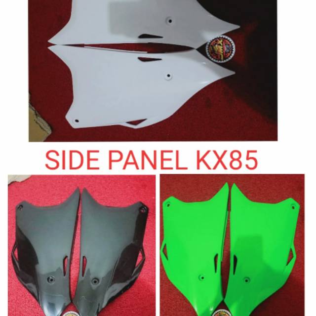 SIDE PANEL KX85  NEW XCROSSBONE COVER SAMPING TRAIL