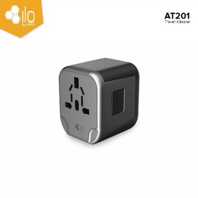 Hippo ILO Adapter Universal Travel At-201 2 USB