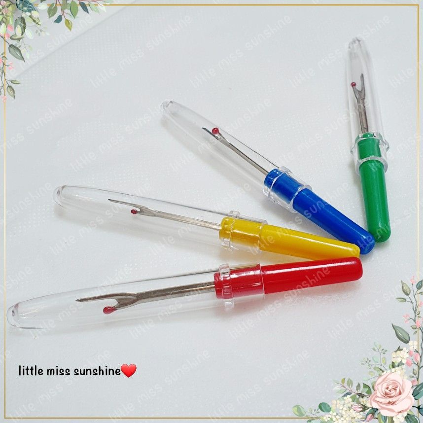 Dedelan Benang 8,5cm Gagang Plastik Peralatan Jahit Pendedel Benang Seam Ripper Pembuka Pencabut Perobek Jahitan Seam Ripper Red Yellow Blue Green Peralatan Perlengkapan Jahit Menjahit Bahan Stenlis Grosir Termurah Little Miss Sunshine Malang