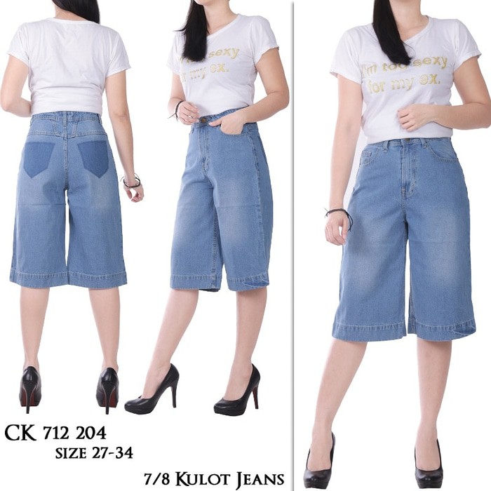 Celana Jeans JUMBO Kulot 7/8. CK 712 204