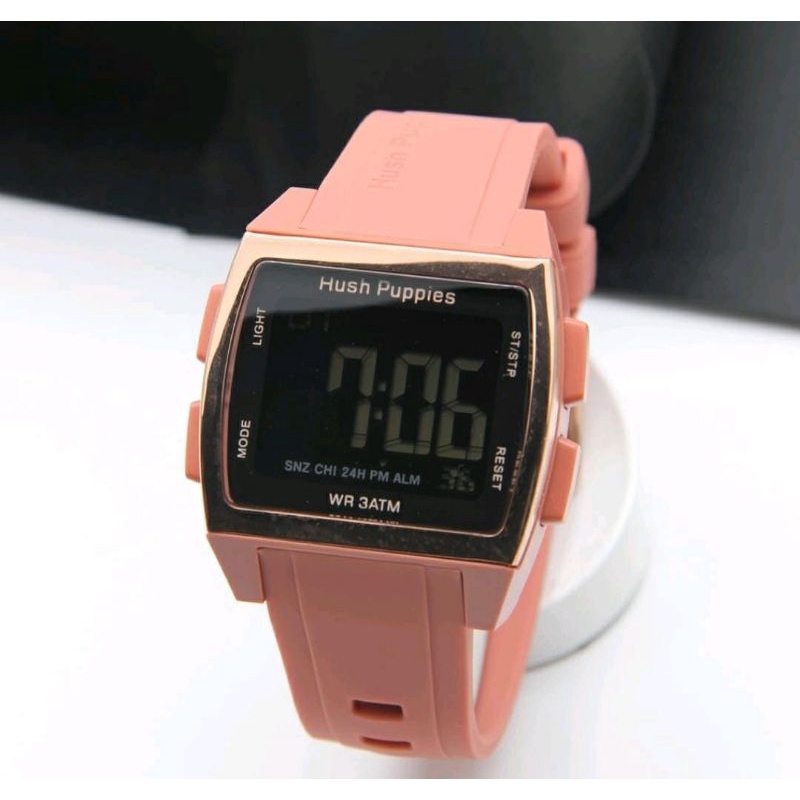 Jam Tangan Digital Kasual Pria Wanita Digital Led Rubber Tahan 30 BAR Tahan Air