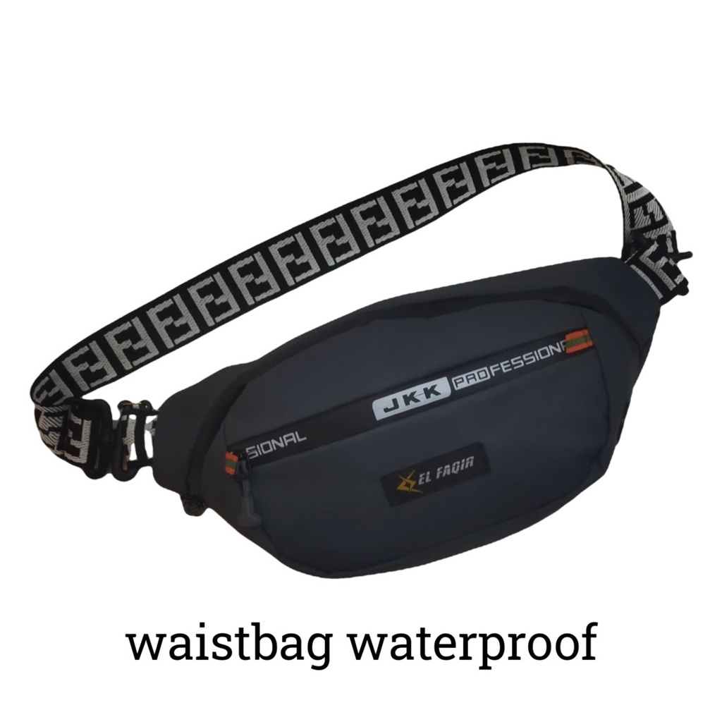 Tas Selempang Waterproof Tas Slempang Pria Wanita Waist Bag Crossbody Premium Outdoor