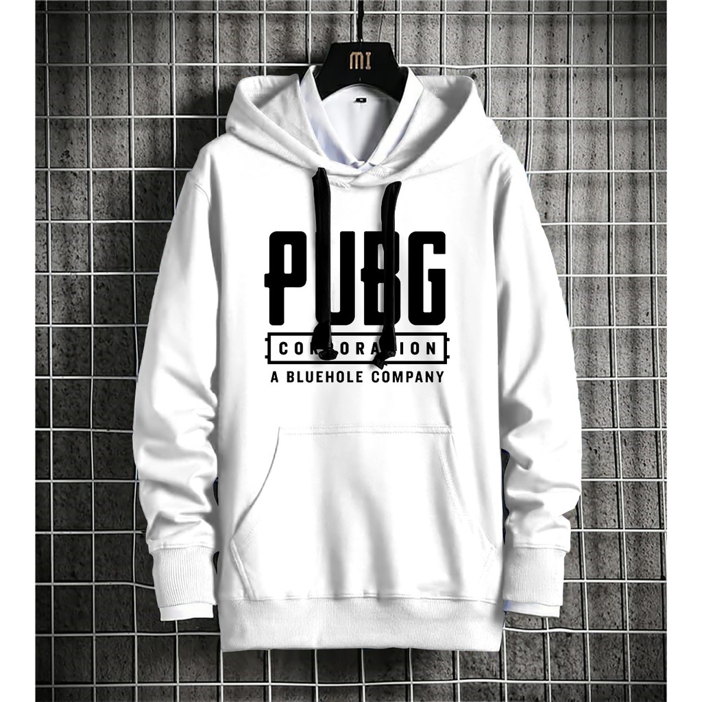 Hoodie Pria / Hodie Pria  / Jaket Pria / Sweater Hoodie PUBG  Bahan Fleece UK L-XL