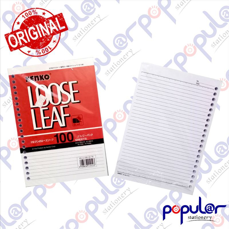 

Loose Leaf Kenko A5 / 100